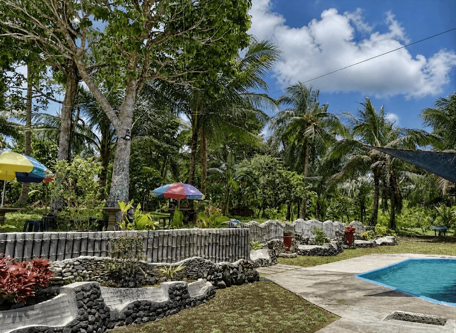 Resort villa and pool